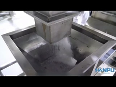 Proses produksi garam yang dicuci bubuk