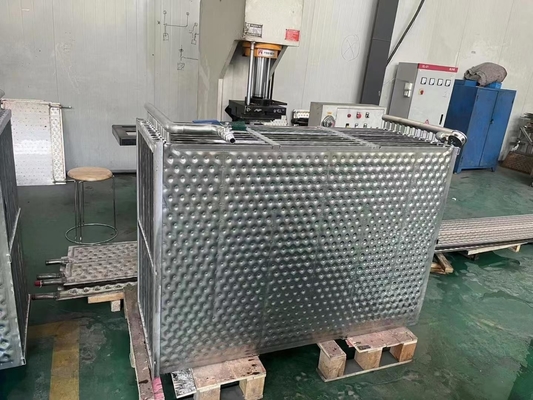 Low Maintenance Dimple Plate Stainless Steel Disesuaikan Untuk Transfer Panas