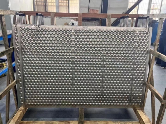 Low Maintenance Dimple Plate Stainless Steel Disesuaikan Untuk Transfer Panas