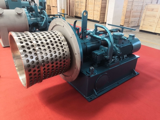 Horizontal 2 Stage Pusher Centrifuge Otomatis Kontinyu Double Drums