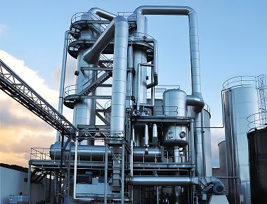 Ethanol Crystallizer MVR SS316L Single Effect Falling Film Evaporator