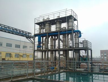 Peralatan Kristalisasi Vakum Evaporator Efek Ganda 1600lph Untuk Air Limbah