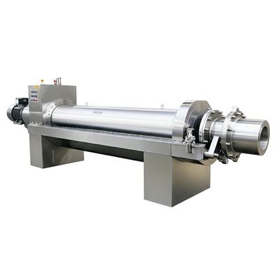 Centrifuge Pendorong Garam Berkelanjutan 50T / H Stainless Otomatis Horizontal