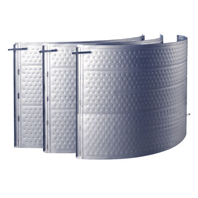 Perendaman 316 Pelat Bantal Stainless Steel Untuk Chiller dan Ice Bank