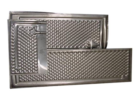 Laser Pengelasan dilas stainless steel 316l bantal lemari penguap untuk penukar panas