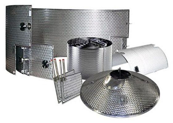 Industri stainless steel Dimple Pillow Plate Tank Untuk Bir Brew Mode bentuk drum tunggal atau ganda