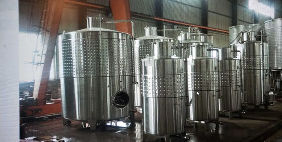 Tangki Berjaket Lesung Lesung Bir Fermentasi 316L