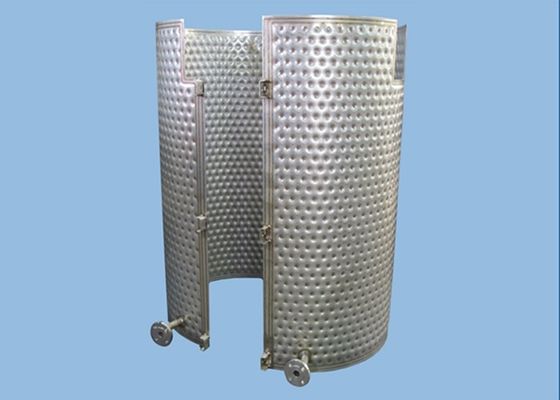 Food Grade Etanol Cooling 500L Dimple Jacketed Vessel