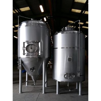 Tangki Penyimpanan Stainless Steel Pendingin Jus GMP Dengan Jaket