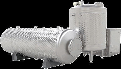 Laser Welded Beer Menggunakan SS316L Pillow Plate Jacket Vessel