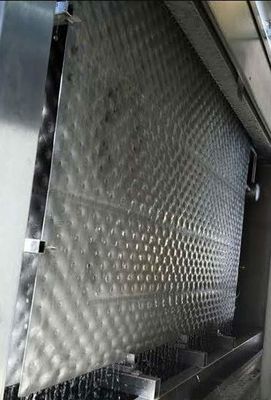 Piring Bantal Timbul Ganda 316L Falling Film Chiller