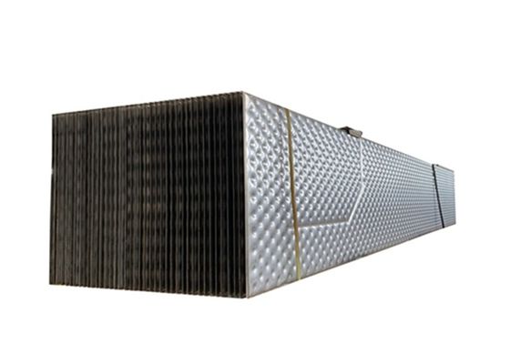 Penukar Panas Pelat Thermo 2x12m Dengan Pelat Bantal Tabung Lebar