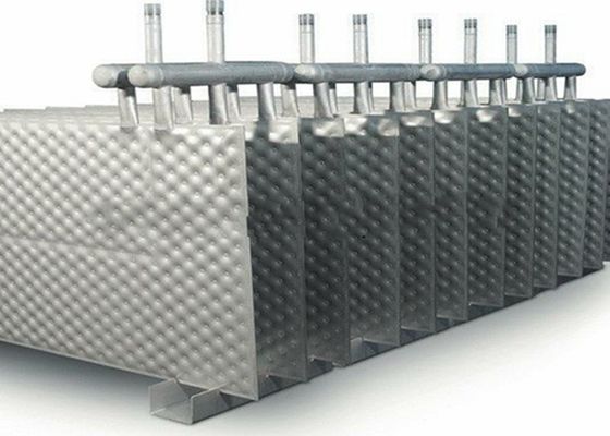 Penukar Panas Pelat Thermo 2x12m Dengan Pelat Bantal Tabung Lebar