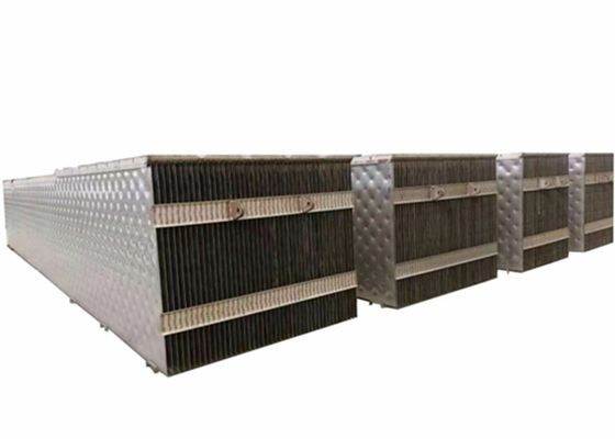 Penukar Panas Pelat Thermo SS 6x2m Dengan Pelat Bantal Tabung Lebar