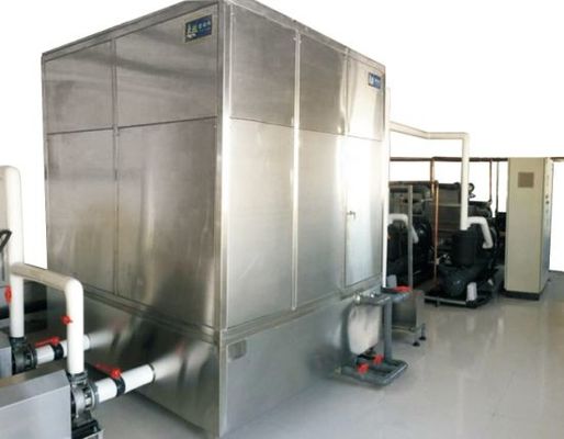 Kabinet Chiller Film Jatuh Plat Bantal Stainless Steel