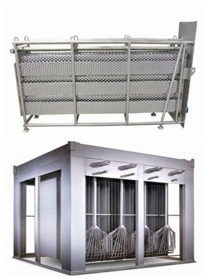 GMP Stainless Steel Falling Film Cooler Untuk Susu
