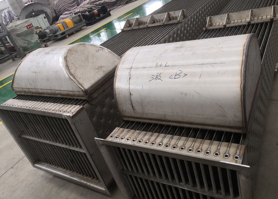 Laser Welding Pillow Plate Heat Exchanger Stainless Steel Untuk Film Jatuh Mvr Evaporator