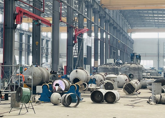 Evaporator Sirkulasi Efek Berganda Paksa Jenis Tabung Shell 1.5t / Jam