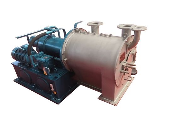 Horizontal 2 Stage Pusher Centrifuge Drum Ganda Berkelanjutan Secara Otomatis