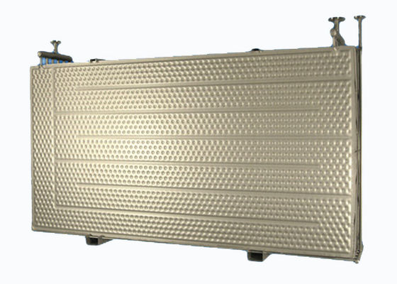 Panas penukar bantal Dimple Plate stainless steel Hone 0,8mm