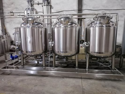 2000Lbs CBD Peralatan Ekstraksi Minyak Produksi Etanol Suhu Rendah