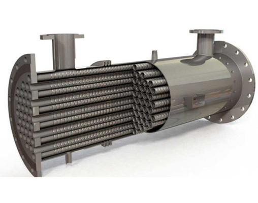 SS316L Chiller Shell Dan Tube Evaporator Penukar Panas 5T / H
